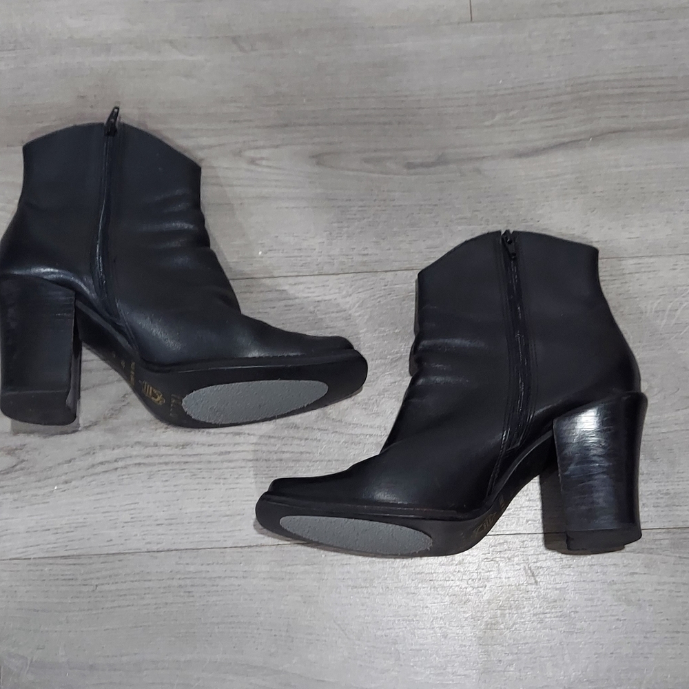 Pazzo Black Midi Boots Sz 10